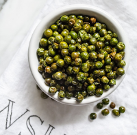 roasted salted green peas